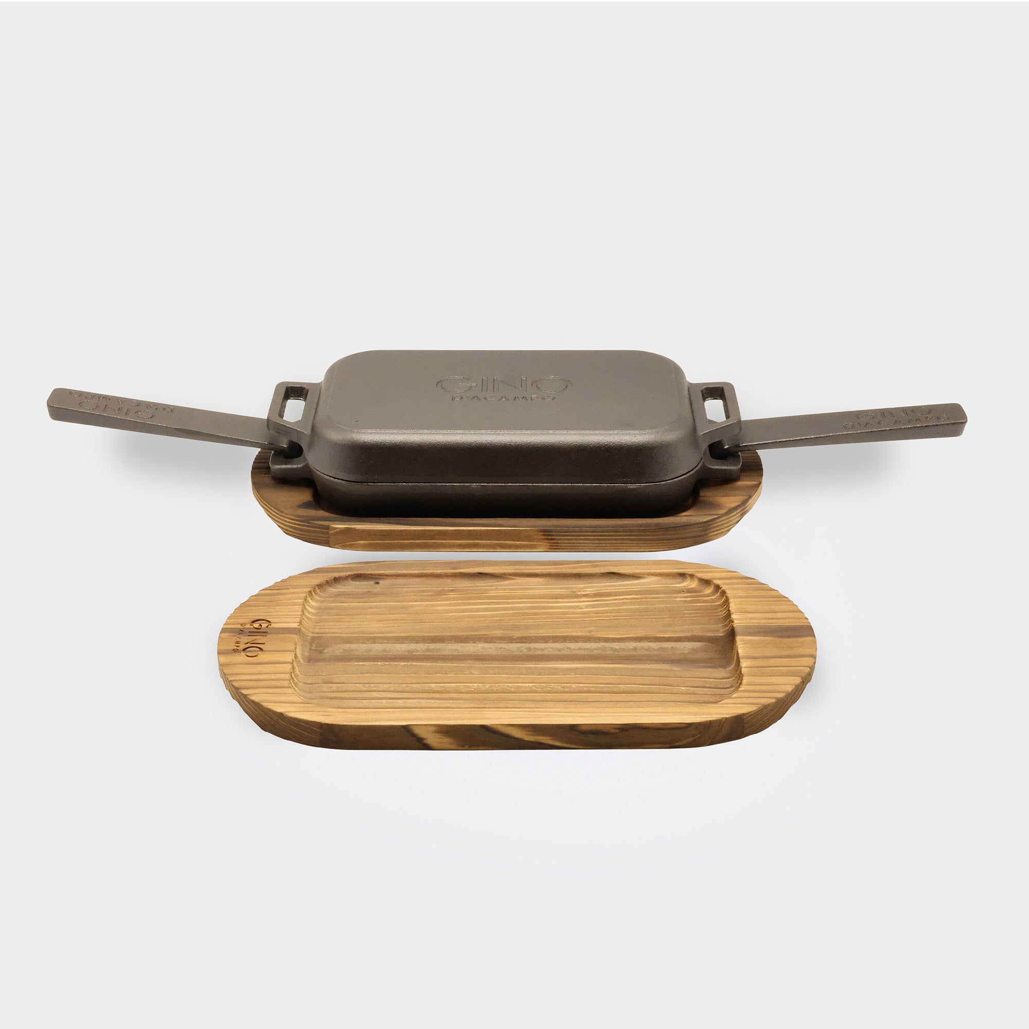Cast Iron Griddle Pan & Skillet Pan Set