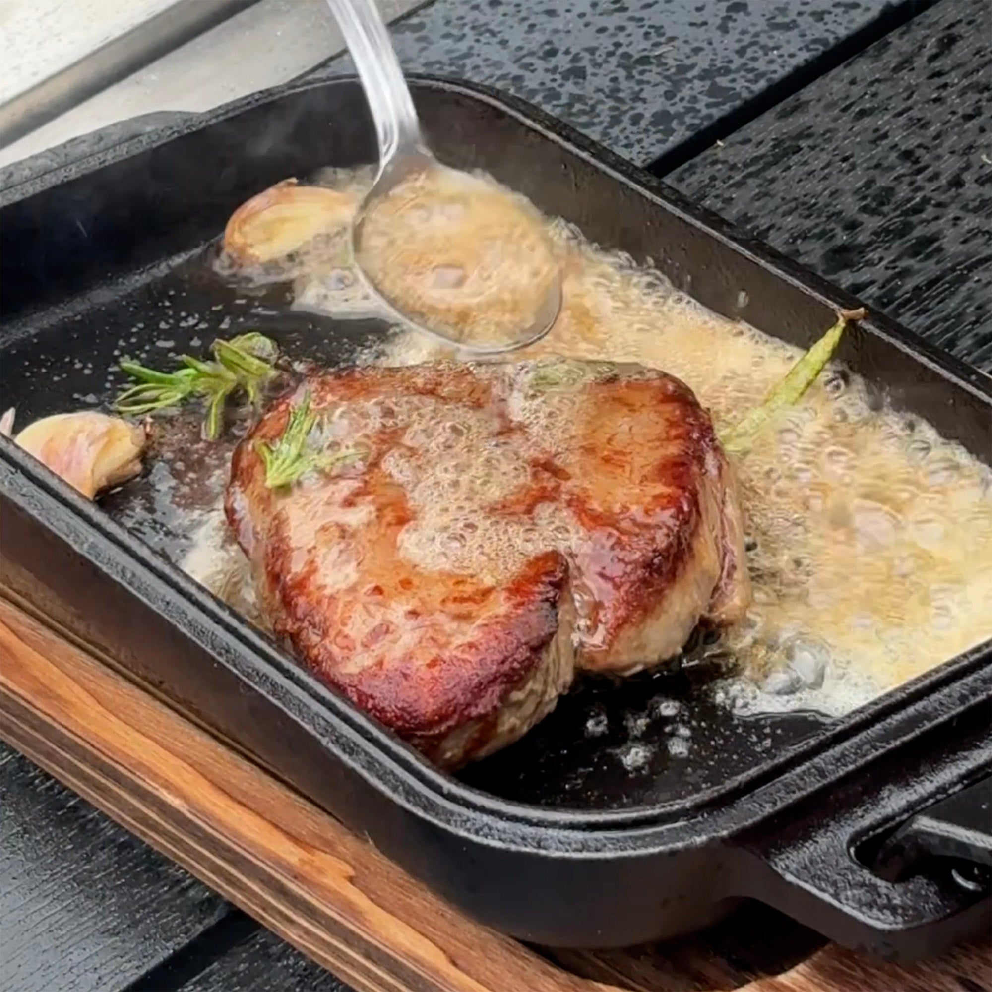 Cast Iron Griddle Pan & Skillet Pan Set